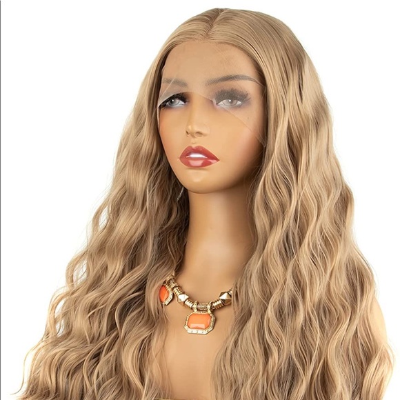 💫 LIM K 22” ASH BLONDE  WAVY LACE FRONT WIG💫 *NEW - Picture 5 of 8